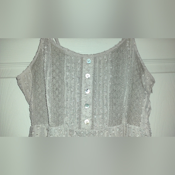 Silver or gray adjustable midi dress - Picture 3 of 9